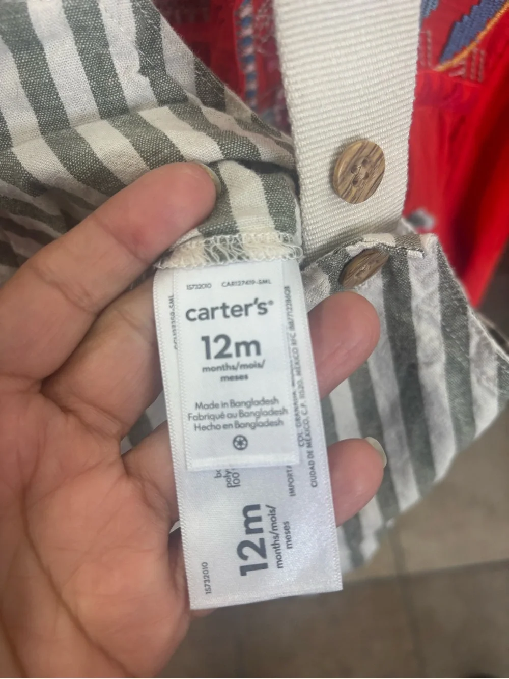 Carters classic striped